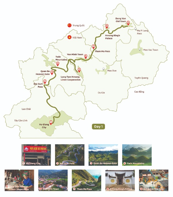 Tour map 0